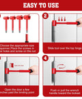 Four In One Pro Grade DIY Friendly Door Hinge Adjustment Tool Kit for Precise Gap Alignment and Smooth Operation usage steps