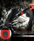 Rechargeable Magnetic LED Work Light 2500mAh Folding Flashlight For Mechanics in use for car repair with adjustable brightness