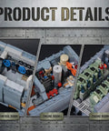 Epic WW2 U Boat Submarine Model Kit For Adults With 6172 Pieces showing control room, engine room 1, and engine room 2 details