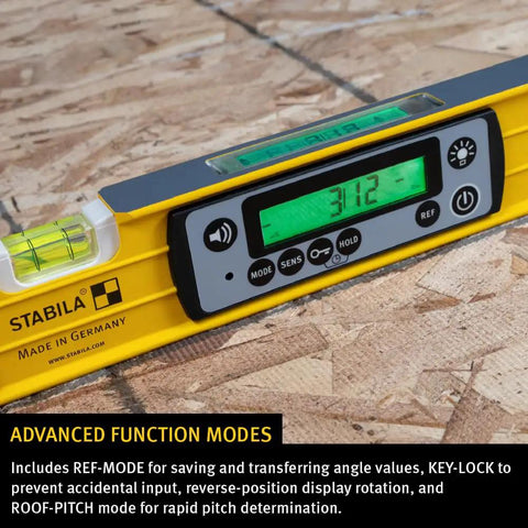 Magnetic Digital Level 24 Inch Built Different With Dual Illuminated Screens And IP67 Waterproof Shell For Unrivaled Jobsite Performance And Strong Magnetic Grip For Framing And Carpentry Tasks