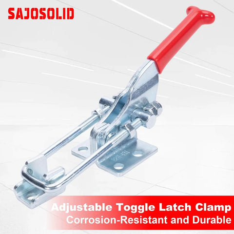 Beefy Six Pack Toggle Latch Clamp Set With 700 Lb Holding Power, Self-Locking Design for woodworking jigs and suitcases