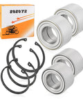 Front And Rear Wheel Bearings Kit With Circlips For Ranger Sportsman Ace Hawkeye Vehicle includes sealed rollers and clip rings.