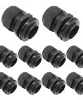 Ten Pack 1 Inch NPT Nylon Cable Gland IP68 Waterproof Adjustable Cable Gland For Junction Boxes And Panel Wiring 17 To 25mm