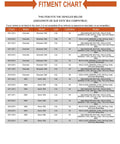 Fitment chart listing compatible Chevrolet and GMC models for Heavy Duty Fuel Pump And Sender Assembly With Built In Level Sensor E85 Ready.