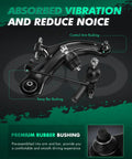 Front view of SCITOO 2pc front suspension kit with sway bar end links and bushings for Toyota 4Runner/Tundra/Tacoma.