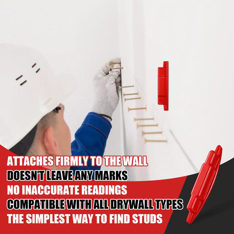 Easy Grab Four Pack Magnetic Stud Finder No Battery Required Wall Screw Locator Dead On Nail Detector For Drywall And Wood Framing Totally Hassle Free Diy Upgrade