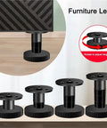 10 Pcs Adjustable Metal Furniture Feet Replacement Scratch Resistant and Leveling Feet for Tables Chairs and Cabinets with Threaded Design