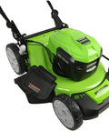 40V Cordless 21-Inch Brushless Push Mower With Dual 4.0Ah And 2.0Ah USB Batteries, Charger Included, automatic switch-over, 21-inch deck