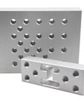 Pro Grade Heavy Duty Universal Drill Press Support Block Plate Tool Kit For 30 Ton Bearing And Bushing Repair Removal Installation