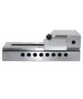 Side view of Screwless Mini Insert Vise For Toolmakers, 3 Inch Steel With 0.0002 Inch Precision Ground Surfaces, Tough V Groove Design.