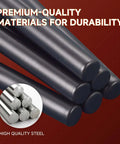 Steel rods highlighting the durability of the Three Piece Prong Punch Tool Set For Leather Crafting Round Hole Punches In One Quarter Inch Three Eighths Inch