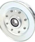 V Groove Idler Pulley Wheel 5 Inch Diameter 5 By 8 Bore 1.11 Inch Wide Built Tough For 4L And 5L Belts Ideal Model 35500063