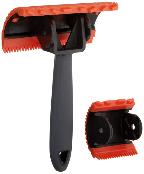 DIY Friendly Wood Graining Set With 3 Tools Includes 4 Inch Quarter Round 2 Inch Quarter Round And 3 Inch Graining Comb Easy To Use For Faux Wood Grain On Furniture And Flat Surfaces Black And Orange Handles