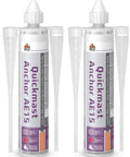 Heavy Duty Concrete Epoxy Anchoring System For Rebar And Threaded Rods AE15 Two Part Acrylate Epoxy With Cartridges And Nozzles