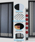 Skouphy honeycomb laser bed for Falcon A1 laser engraver with aluminum panel and suction magnets