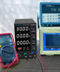 DC Variable Power Supply With Auto Voltage Detect 110V 220V Upgrade, Adjustable 0 to 30V 0 to 10A, on electronics bench
