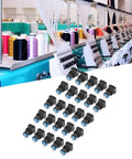 25 Pcs Key Selector Switch Self Locking Silver Metal 2 Positions Machine Tools With Keys And Seal Ring in textile machine setup