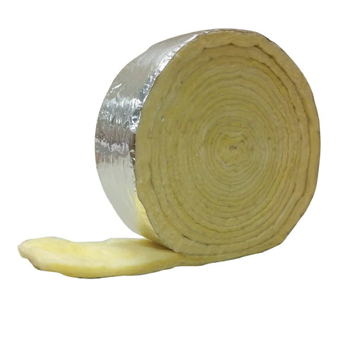 Wrap-On Company Fiberglass Pipe Wrap Kit 3 Inch By One Half Inch By 25 Foot Yellow Pipe Insulation DIY Friendly For Home Or Industrial Setups