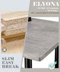 Comparison of MDF and FSC listed rubber wood boards for Solid Rubber Wood Floor Lamp With Table And USB Type C Charging Port And Outlet Three Tier Shelf Nightstand Rustic Tall Standing Lamp For Living Room Bedroom And Office LED Bulb Included.