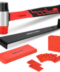Laminate Flooring Installation Kit With 43 Piece Set Including Double Faced Soft Mallet 40 Spacers Heavy Duty Pull Bar And Tapping Block