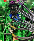 Hydraulic Hose Markers 4 Pair For Farming Equipment Remotes 1 To 4, 18mm Hoses Fit One Quarter To One And One Half Inches, Tagging Wraps