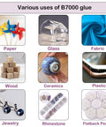 Clear Jewelry Glue For Rhinestones And Craft Projects, Ideal For Fabric, Nails, Wood, Glass, Charms, And Phone Repair