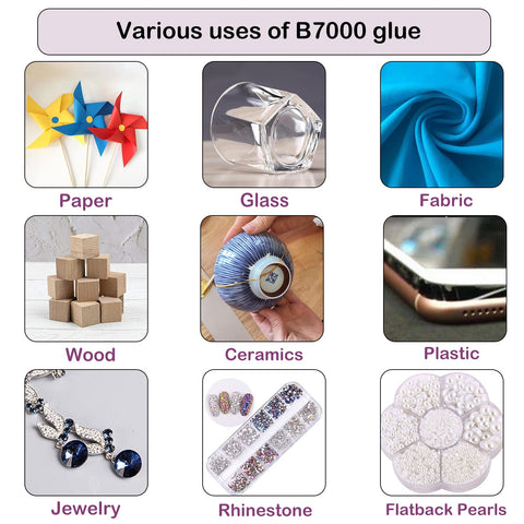 Clear Jewelry Glue For Rhinestones And Craft Projects, Ideal For Fabric, Nails, Wood, Glass, Charms, And Phone Repair