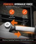 Image showing Cat 1-1 Hydraulic Top Link For Tractors with 11 Inch Stroke demonstrating 3.5 ton thrust and 2.3 ton pull force.