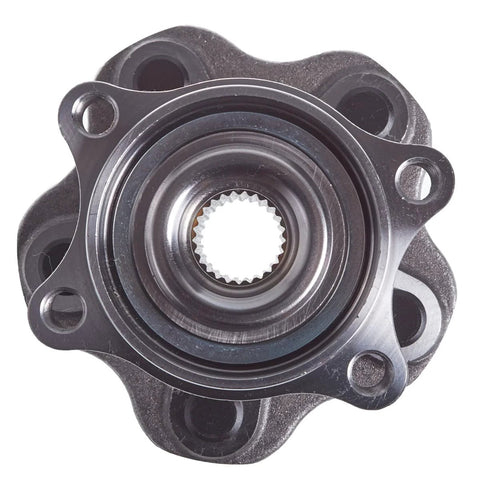 Front view of Rear Wheel Hub And Bearing Assembly For AWD Nissan Juke 2011-2017, Rogue 2008-2020, And Rogue Sport 2017-2022