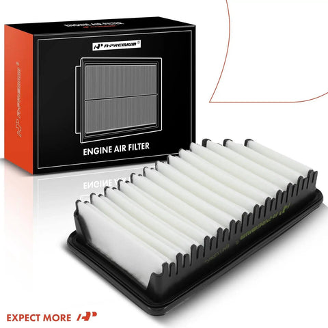 Engine Air Filter For Hyundai Accent 2012-2017 Veloster 2012-2017 Kia Rio 2012-2017 Soul 2012-2019, front rigid panel