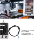 Beefy 550W Mini Lathe Motor With Low Noise And High Torque Drive 6000 RPM Max Stable Iron Construction For 7x14 CJ18A Lathes 110V