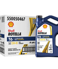Full Synthetic 15W-40 Diesel Engine Oil 1 Gallon Three Pack With Triple Protection Plus in blue jug next to box