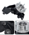 Front Left And Front Right Wheel Hub Bearing Steering Knuckle Assembly Replacement For Focus 2012 2013 2014 2015 2016 2017 2018 1.0L 2.0L CV6Z3K186A CV6Z1104A