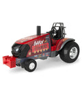 Case IH Barn Buster One Sixteenth Scale Pulling Tractor With Thunder Engine Sounds Free Rolling Wheels Chrome Rims Durable Plastic Build