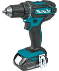 Workhorse Compact Cordless Driver Drill Kit Featuring Slick 18V Lithium Ion Power Half Inch Keyless Chuck And Pro Grade Torque Built For The Daily Grind close-up with keyless chuck and compact design.
