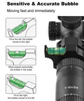 30mm Rifle Scope Bubble Level Kit For Rock Solid Vertical Alignment Aluminum Scope Leveling Tool To Eliminate Cant Easy
