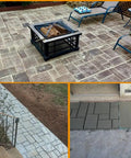 Plus Size 20 By 20 Inch Concrete Path Maker Mold used for patio and walkway in garden setup