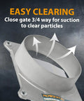 Two 4 Inch Aluminum Blast Gates With Anti Clog And Air Leak Seal For Dust Collection 2 Pack Dial In Airflow To Maximize Dust Extraction