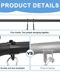 Detail view of Two Seat Swing Stand For Indoor And Outdoor Use Heavy Duty Metal A Frame Built To Last Up To 440lbs comparison