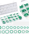 Air Conditioning Valve Core Kit With 270 O Rings, 60 Gasket Seals, 77 Dust Caps and 39 Valve Cores for R12 R134a Systems, O-rings view