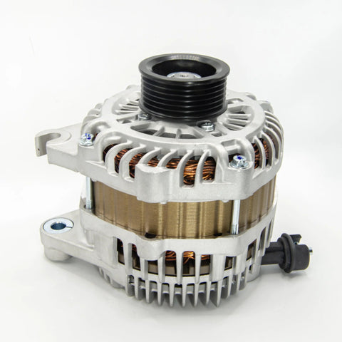 Alternator For CX-9 2007-2015 And 6 2009-2013 3.7L V6 Cars, 110 Amp 12V CW Rotation, 6-Groove Pulley, side view