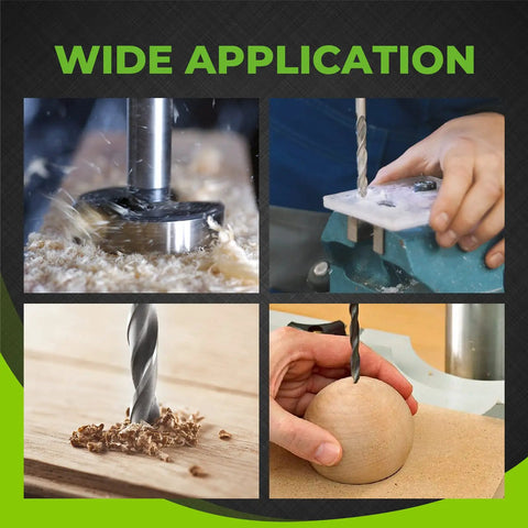 Upgrade Floor Drill Press Stand With 90 Degree Rotating Frame For Hand Drills, DIY Friendly Clamp Mount demonstrating drilling