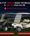 Rear Leaf Spring Bushing Kit For EZGO TXT Medalist 1994-Up And Club Car DS 1981-Up Golf Carts, Easy Install Direct Replacement For A Smoother Ride On Courses, Farms, Resorts, And Community Transportation. Fit guide for 1994-up EZGO TXT/Medalist and 1981-up Club Car DS golf carts