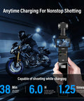 Power Up Your Osmo Pocket 3 And Pocket 4 With a 5000mAh Battery Handle Featuring 22W Fast Charging, 6 Hour Runtime