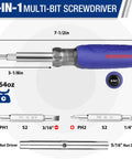 6 In 1 And 4 In 1 Electronics Screwdriver And Nut Driver Set With Comfort Grip showing screwdriver and included bits
