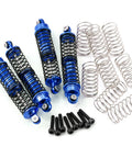 4 Piece Aluminum RC Shocks Kit For 1 To 18 Traxxas LaTrax Teton Desert Prerunner Front And Rear Oil Filled Big Bore Dampers