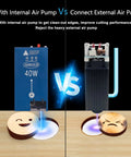 Comparison of 40W Laser Module With Built In Air Assist And FAC For DIY CNC Laser Cutter And Engraver 5500mW Optical Output with two modules.