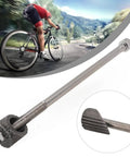 Beefed-Up Steel Stem Adapter Kit For 22.2mm Handlebars, 170mm Length, M8 Thread Wedge Nut Replacement, Chrome Finish, cyclist