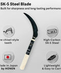 Workhorse Harvest Sickle And Saw Sickle Hand Tool for veggie harvesting with SK5 steel blade and features