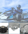Beefed Up Go Kart Forward Reverse Gearbox With Snappy Three Speed Shifts Featuring A Plug And Play Setup delivering durable performance.
